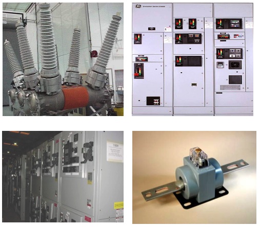 various electrical equipment