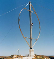 photo of an electric windmill